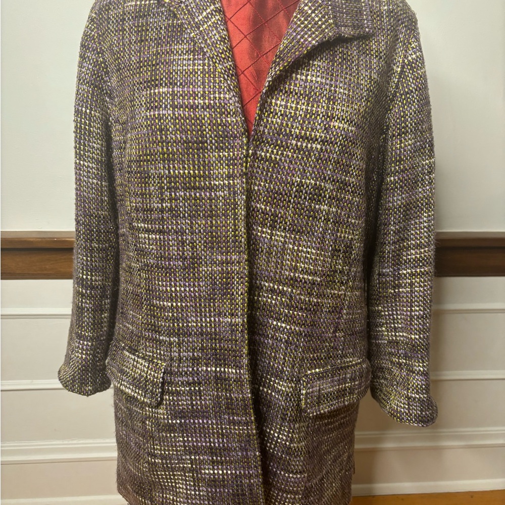 Chico's Multicolor Tweed Blazer